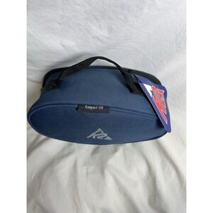K2 Kompact 170cm Ski Bag Blue Black Padded Travel Case Carry Cover NWT